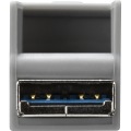USB3.2(Gen1) Type-C - A対応USBメモリ 64GB グレー 写真7