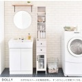フォーフル DOLLY(ドリー) 隙間収納ラック 幅25cm ホワイト DO170-25SS-WH 隙間収納 すきま収納 25cm 奥行40 引き出し 洗面所 キッチン ランドリー スリム収納 写真7