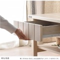 KILIGS(キリグス)ローテーブル 幅90cm テーブル リビング 引出し 引出し付テーブル オープン コンパクト 木目調 北歐 オークナチュラル KL38-90CT-IV 写真7