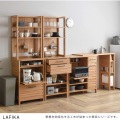 LAFIKA(ラフィカ)キッチンラック(ハイタイプ・60cm幅) キッチン収納 ラック オープン収納 引出し 引出し収納 有孔ボード 北歐 ナチュラル LF180-60HC-NA 写真7