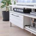 LAFIKA(ラフィカ)テレビボード(120cm幅) テレビボード ローボード テレビ台 おしゃれ 北歐 白 幅120cm ホワイト LF45-120L-WH 写真7
