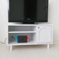 KAURA(カウラ)テレビボード(80cm幅) テレビ台 テレビボード ローボード 幅80 コンパクト おしゃれ シンプル テレビ 収納 ホワイト KA45-80L-WH 写真7