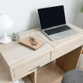伸縮デスクドレッサー(80?148cm幅) ドレッサー コンパクト おしゃれ デスク 可愛い 伸縮 机 兼用 収納 北歐 韓国 メイク台 オークナチュラル NC80-80D-IV 写真7