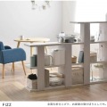 Fizz(フィズ)シェルフ(ロータイプ90cm幅) デザインシェルフ 棚 ラック オープンラック ディスプレイラック リビング収納 幅90cm ホワイト FZ80-90WH 写真7