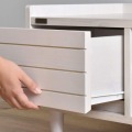 TWICE(トワイス) テレビ台 ローボード(幅120cm) テレビボード 収納 リビング収納 40型 40V 幅120cm コンパクト 天然木 おしゃれ ホワイト TW37-120L-WH 写真7