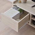 TWICE(トワイス) テレビ台 ローボード(幅120cm) テレビボード 収納 リビング収納 40型 40V 幅120cm コンパクト 天然木 おしゃれ オークナチュラル TW37-120L-IV 写真7