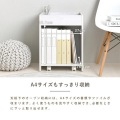 デスク ワゴン パソコンデスク 机 幅85 シンプル オフィスデスク つくえ 學習机 作業デスク ワークデスク サイドワゴン ワゴン DT55-40SR 写真7