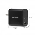 プリンストン UniTAP 急速充電器 PD65W Type-Cケーブル付き給電アダプター 2ポート USB-A USB-C GaN 窒化ガリウム 折りたたみ式プラグ PPS-PD65AG 写真7
