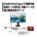 プリンストン USB PD65W対応 Type-C HDMI変換アダプター PUD-PDC1HA 写真7