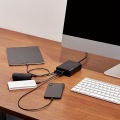 スマートフォン・タブレット用AC充電器/USB-A6ポート(おまかせ充電)/電源ケーブル1.5m/ブラック 写真8