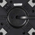タワー型タップ/12個口/雷サージ付/ホコリ防止シャッター付/固定可能/5ポート合計出力4.8A/2.0m/ブラック 写真8