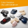 ワイヤレスマウス BlueLED 無線 ( USB 2.4GHz ) 4ボタン 薄型 モバイルマウス レシーバー収納付 ブラック 写真8