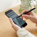 スマートフォン･タブレット用タッチペン/2WAY/超感度タイプ/ディスクタイプ/キャップ2個付き/ブラック 写真8