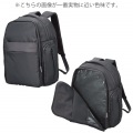 リュック バックパック 痛バッグ Lサイズ 大容量 ビジネス 推し活 2Way使用 撥水加工 ショルダーバッグ付 レインカバー付属 ブラック 写真8