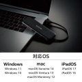 Type-Cドッキングステーション/USB PD対応/USB-A×2/USB-C×2/HDMI(4K30Hz)/ブラック 写真8