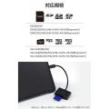 USB Type-C接続ケーブル付きメモリーカードリーダー(USB PD対応) 写真8