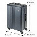 1-252 FREQUENTER LIEVE リエーヴェ4輪キャリー 57cm グレージュ 写真8