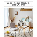 コンパクト座椅子 リクライニングチェア リクライニングソファ シンプル 北歐 低反発 小さい 女子 フロアチェア 一人暮らし サーモンピンク RMJD-56-SPI 写真8