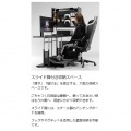 デスクサイドラック PC収納 『隠す & 魅せる を両立する サイドラック』 扉付き 棚 (幅76 × 奥行き37 × 高さ150cm) ブラック 写真8