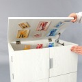 秘密の推し棚 推し活 推し 収納 棚 オタ活 隠せる収納 グッズ【大型商品につき代引不可・時間指定不可・返品不可】LBR-550-WW  写真8
