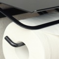 アイアントイレットペーパーホルダー【Abel(アベル)】ストックタイプ(ブラック) 写真8