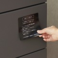 宅配ボックス付ポスト【Gian(ジャン)】宅配2段タイプ(ダークグレー) 写真8