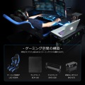 バウヒュッテ ローデスク 昇降式 ゲーミングデスク BHD-700L | パソコンデスク ロータイプ ローデスク 昇降 高さ調節 引き出し 幅70 奥行45 インテリア 家具 写真8