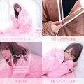 着る毛布セルフこたつ ピンク 写真8