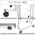 バウヒュッテ スタンディングデスク BHD-600H-NA | 勉強机 スタンディングデスク 昇降 高さ調節 幅60 シンプル パソコンデスク オフィスデスク テレワーク 写真8