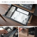 ダストボックスラック 分別ドロワー 幅60 高さ170 DB-F3200 ナチュラル 宮武製作所 | ゴミ箱 キッチン リビング 写真8