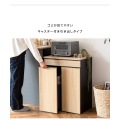 ダストボックス 分別ドロワー 45L 木目調 NotT DB-F2200 ホワイト 宮武製作所 | キャスター付き 写真8