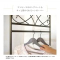 ハンガーラック コートハンガー セレスティア 高さ170 HS-510 ホワイト 宮武製作所 | アジャスター付き 棚 写真8