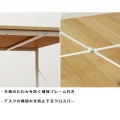 デスク シンプル 100cm パソコンデスク 一人暮らし 新生活 平机 勉強机 45cm テレワーク 在宅 オフィス 省スペース 100 コンパクト スリム ホワイト ナチュラル 写真8