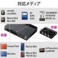 USBハブ付き48+5メディア対応カードリーダ 写真8