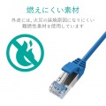 LANケーブル/CAT7/スリム/2m/ブルー 写真8