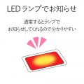 工事・物件に最適な3ピン 熱に強い 抜け止め マグネット付 電源タップ 2個口 5m グレー 写真8