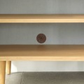 キャビネット 棚 白井産業 幅120cm 高さ86cm グレー ナチュラルブラウン 扉付 引出付き 50V型対応 TVボード サイドボード 収納 リビング NOR-8512DHGY 写真8