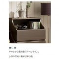 タンス チェスト チェスカ 白井産業 CSC-9060HDK ダークブラウン | 約幅60cm 約高さ90cm 北歐 リビング 寝室 収納ケース 白木目 配線穴付 衣類収納 組立簡単 写真8