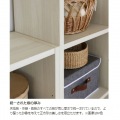 フリーラック 白井産業 ラック 収納 マス目ラック 飾り棚 本棚 シェルフ 横置き リビング約幅124cm 高さ206cm 可 ダークブラウン レジェルノ LGE-2112DK 写真8
