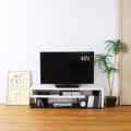 テレビ台 白井産業 ローボード テレビボード 収納 リビング 50V型対応 大型 シック シンプル 幅120cm 高さ約34cm ホワイトブラック ヴォルデバ 写真8