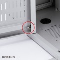 サンワサプライ HUBボックス(4U) 小規模LAN用機器収納用 CP-HBOX4U【大型商品の為時間指定不可】 写真8