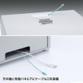 サンワサプライ 19インチマウントボックス(H700・13U) 縦型サーバーも収納できる19インチマウントボックス CP-202【大型商品の為時間指定不可】 写真8