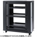 サンワサプライ 19インチマウントサーバーラック(18U) 前後扉、側面パネルに鍵を標準装備、セキュリティ対策に最適 CP-SVC18UN【大型商品の為時間指定不可】 写真8