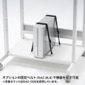 RoHS10対応ハイスタンドパソコンラック(W650×D610mm) 写真8