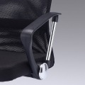 メッシュOAチェア肘付きブラック 写真8