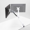 水平垂直多関節液晶モニターアーム(ホワイト) 写真8