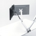 水平垂直多関節液晶モニターアーム(2面・ホワイト) 写真8