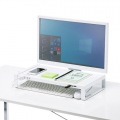 電源タップ＋USBハブ付き机上ラック(W500) 写真8