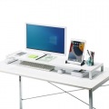 電源タップ＋USBハブ付き机上ラック(W1000) 写真8