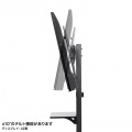 34?55型対応ロータイプディスプレイスタンド(ブラック) 写真8